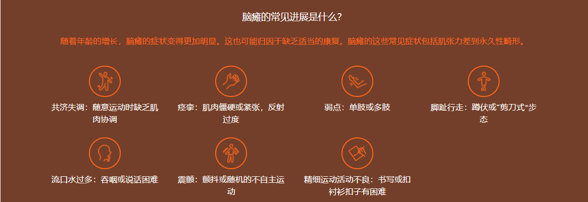 腦癱的常見(jiàn)進(jìn)展是什么？