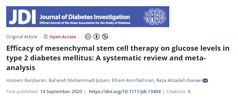 多項(xiàng)臨床證據(jù)：干細(xì)胞治療可改善2型糖尿病患者多項(xiàng)指標(biāo)
